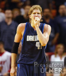 Basketball NBA  Miami vs. Mavericks  Nowitzki