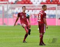 Fussball 1. Bundesliga Saison 21/22: Teampraesentation FC Bayern Muenchen