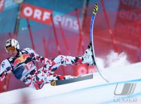 Ski Alpin Kitzbuehel 2016 Abfahrt Sturz Hannes Reichelt (AUT)