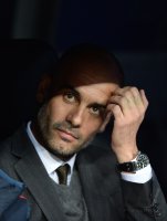 Fussball International CHL Saison 13/14: Trainer Pep Guardiola (FC Bayern Muenchen)