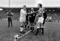 Fussball EM 1972: van Himst, Beckenbauer