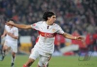 Fussball 1. Bundesliga 07/08  VfB Stuttgart - Bayern Muenchen,  Tor 2-2 Ausgleich