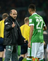 Fussball, 1. Bundesliga  Saison 2014/2015: SV Werder Bremen - Hannover 96