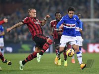 Fussball International Serie A 14/15: Sampdoria Genua - AC Mailand
