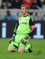 Fussball 1. Bundesliga, Saison 2011/2012:  Torwart Hans Joerg Butt (FC Bayern Muenchen)