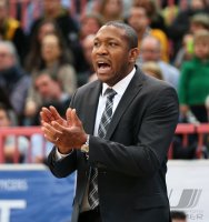 Basketball 1. Bundesliga 15/16 Hauptrunde: Walter Tigers Tuebingen - MHP RIESEN Ludwigsburg