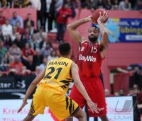 Basketball 1. Bundesliga 16/17 Hauptrunde: Walter Tigers Tuebingen - FC Bayern Muenchen