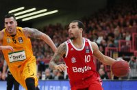 Basketball 1. Bundesliga 15/16 Hauptrunde: Walter Tigers Tuebingen - FC Bayern Muenchen
