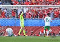 Fussball Europameisterschaft Achtelfinale 2016: Wales - Nordirland