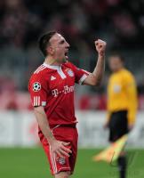 FUSSBALL  International CHL 09/10 :  JUBEL RIBERY (FC Bayern  Muenchen)