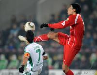 FUSSBALL, 1. BUNDESLIGA, 19. Spieltag: Wolfsburg - Koeln