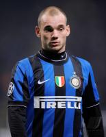 FUSSBALL  International CHL 09/10  :  Wesley Sneijder  (Inter)