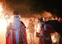 Nikolausfeuer in Hirrlingen (Kreis Tuebingen)