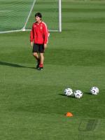 Fussball, Training der deutschen Nationalmannschaft