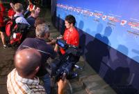 Fussball International  U 20 WM  Mixedzone Montreal