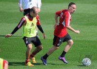 Fussball 1. Bundesliga 11/12: FC Bayern Muenchen in Doha