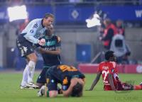 Fussball UEFA Cup Halbfinale  08/09  Hamburger SV - Werder Bremen