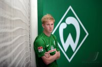Fussball 1. Bundesliga, Saison 2012/2013, Werder Bremen: Kevin de Bruyne exklusiven Pressefoto ULMER Fotoshooting