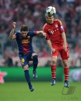 FUSSBALL INTERNATIONAL CHL HALBFINALE 12/13: FC Bayern Muenchen - FC Barcelona