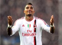 FUSSBALL SERIE A:  Jubel Kevin Prince Boateng (AC Mailand)