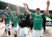 Fussball 1. Bundesliga: Bremen - Frankfurt