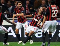 FUSSBALL SERIE A: AC Mailand, RONALDINHO jubelt