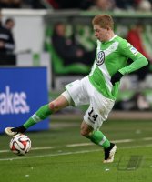 Fussball, 1. Bundesliga  Saison 2014/2015: VfL Wolfsburg - SC Freiburg