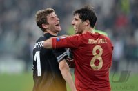 FUSSBALL INTERNATIONAL CHL VIERTELFINALE 12/13: Juventus Turin - FC Bayern Muenchen