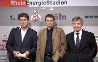 Fussball 1. Bundesliga  Trainervorstellung 1.FC Koeln