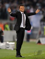 FUSSBALL SERIE A:  Trainer Luis Enrique (AS Rom)