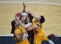 Basketball 1. Bundesliga 16/17 Hauptrunde: Walter Tigers Tuebingen - MHP Riesen Ludwigsburg