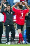 Fussball 1. Bundesliga: Leverkusen - Bielefeld, Jubel