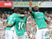 Fussball 1. Bundesliga: Bremen - Frankfurt
