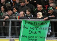 Fussball 1. Bundesliga  Saison 2010/2011: VfL Wolfsburg - FC Bayern Muenchen