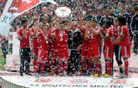 Fussball 1. Bundesliga  Saison  2012/2013:  Deutscher Meister 12/13 FC Bayern Muenchen