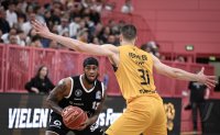 Basketball 1. Bundesliga 23/24: Tigers Tuebingen - Veolia Towers Hamburg