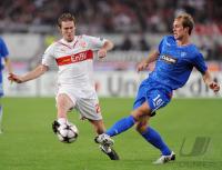 FUSSBALL  International CHL 09/10  VfB Stuttgart - Glasgow Rangers