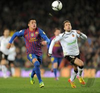 FUSSBALL International  COPA DEL REY  11/12:  FC Barcelona  - FC Valencia