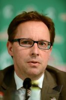 Fussball 1. Bundesliga, Saison 2012/2013, Pressekonferenz SV Werder Bremen zum Sponsoring Engagement von Wiesenhof