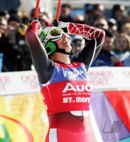 Ski Alpin;  Abfahrt Damen  St. Moritz