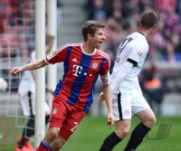 Fussball 1. Bundesliga Saison 14/15: FC Bayern Muenchen - Eintracht Frankfurt