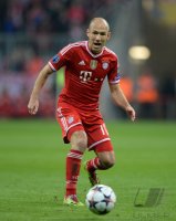 Fussball International CHL Saison 13/14: Arjen Robben (FC Bayern Muenchen)