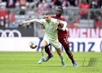 Fussball 1. Bundesliga Saison 21/22: FC Bayern Muenchen - SpVgg Greuther Fuerth