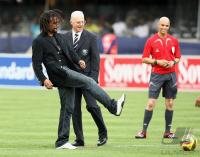 Fussball International  Beckenbauer und  Karembeu