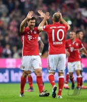 Fussball 1. Bundesliga Saison 16/17: FC Bayern Muenchen - Borussia Moenchengladbach