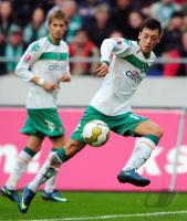 FUSSBALL 1. BUNDESLIGA: Bremen, OEZIL Einzelaktion