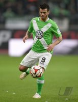 Fussball, 1. Bundesliga  Saison 2014/2015: VfL Wolfsburg - SC Freiburg