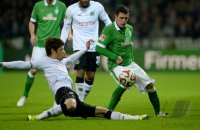 Fussball, 1. Bundesliga  Saison 2014/2015: SV Werder Bremen - Hannover 96