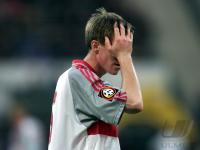Enttaeuschung pur: Aliaksandr Hleb (VfB)