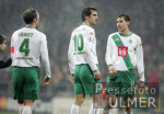 Fussball UCL: Bremen - Lyon, enttaeuschung Bremen